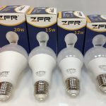 لامپ حبابى LED کم مصرف ٩  ١٢  ١۵  ٢٠ وات شرکت ZFR زد اف آر