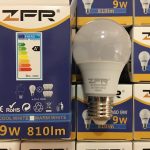 لامپ حبابى LED کم مصرف ٩  ١٢  ١۵  ٢٠ وات شرکت ZFR زد اف آر